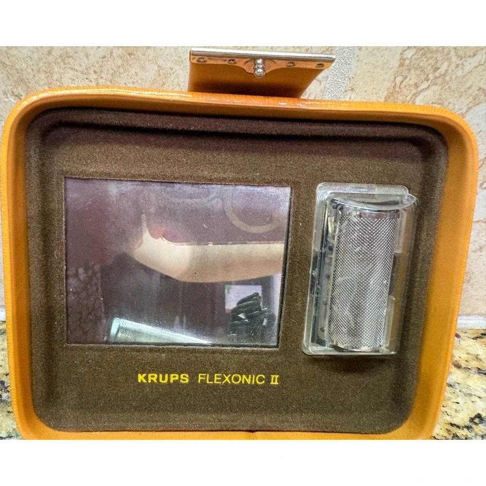 Vintage Space Age W.Germany Krups Shaver Original Box